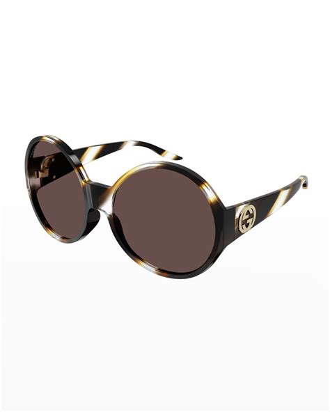 gucci oversized round acetate sunglasses|are gucci sunglasses polarized.